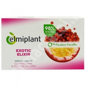 Sapun Crema Elmiplant, Exotic Elixir, Cu Merisoare & Fructul Pasiunii,100gr-best deals