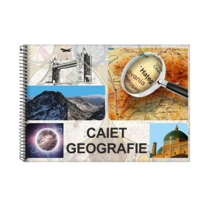 Caiet de Geografie A4, 24 file,Spira,Daco