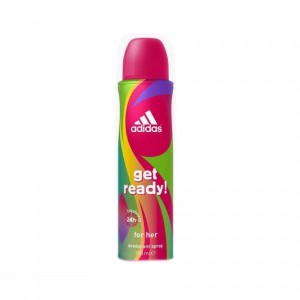 Deodorant spray adidas Get Ready!, Femei, 150 ml