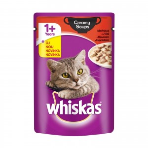 hrana pt pisici whiskas de vita,85gr