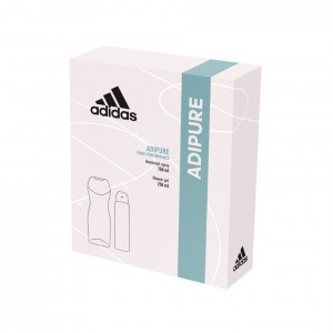 Set Adidas Adipure W, Femei: Deodorant antiperspirant spray, 150 ml + Gel de dus, 250 ml-best deals